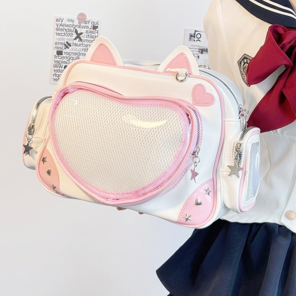 Amazon.co.jp: 痛バッグ ショルダー 猫 ねこ ショルダーバッグ 推し活